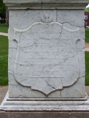 The Reverend Thomas Curtis, D.D. Marker </b><i>( West Face )</i> image. Click for full size.