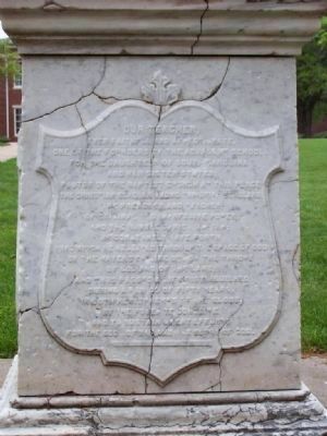 The Reverend Thomas Curtis, D.D. Marker </b><i>( South face )</i>. Click for full size. The Reverend Thomas Curtis, D.D. Marker </b><i>( South face )</i> image. Click for full size.