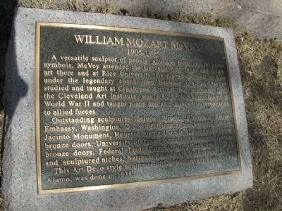 William Mozart McVey Marker. Click for full size. William Mozart McVey Marker image. Click for full size.