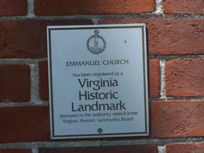 Emmanuel Church Plaque image. Click for full size.