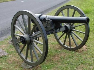 10 Pound Parrott Rifle Mounted on Carriage image. Click for full size.