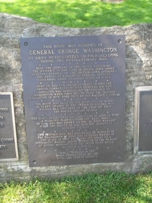 General George Washington Marker image. Click for full size.