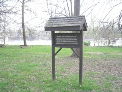 Marker in Washington Crossing State Park. Click for full size. Marker in Washington Crossing State Park image. Click for full size.