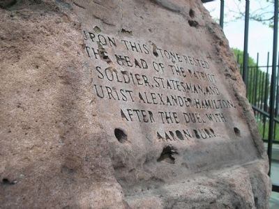 Death Rock of Alexander Hamilton image. Click for full size.