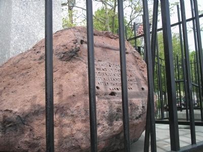Alexander Hamilton Marker. Click for full size. Alexander Hamilton Marker image. Click for full size.
