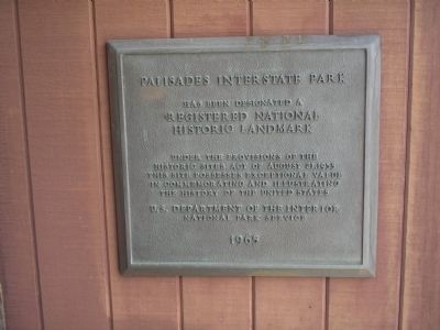 Palisades Interstate Park Marker image. Click for full size.