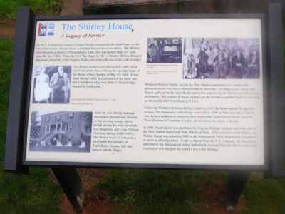 The Shirley House Marker image. Click for full size.