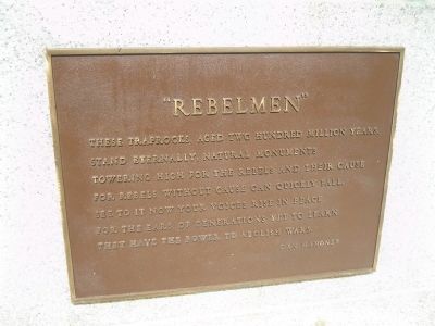 Marker on Left Side of Monument image. Click for full size.