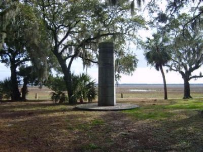 Jean Ribault Monument Marker image. Click for full size.