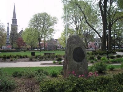 Marker on the Morristown Green image. Click for full size.