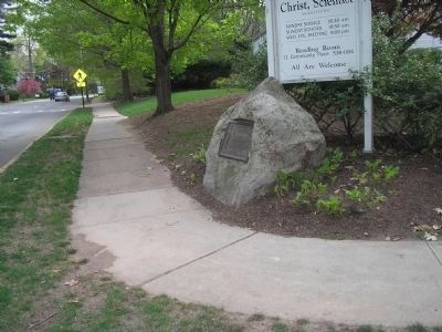 Marker on Morris Avenue. Click for full size. Marker on Morris Avenue image. Click for full size.