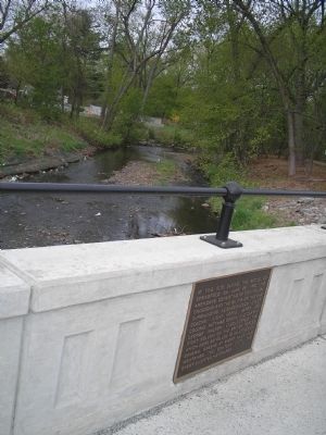 Marker on Little's Bridge. Click for full size. Marker on Little's Bridge image. Click for full size.