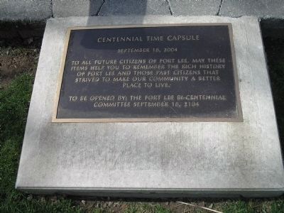 Centennial Time Capsule image. Click for full size.