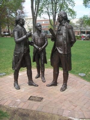 Washington, Hamilton and Lafayette. Click for full size. Washington, Hamilton and Lafayette image. Click for full size.