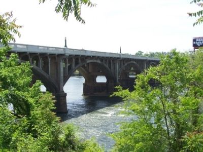 Gervais Street Bridge , mentioned on Marker. Click for full size. Gervais Street Bridge , mentioned on Marker image. Click for full size.