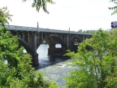 Gervais Street Bridge as seen on the Marker , today image. Click for full size.