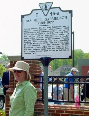 Trish Strat, Sponsor of the Gabrielson Marker image. Click for full size.