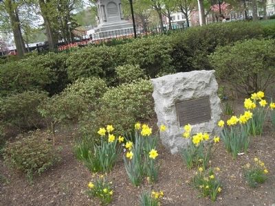 Marker on the Green in Morristown. Click for full size. Marker on the Green in Morristown image. Click for full size.