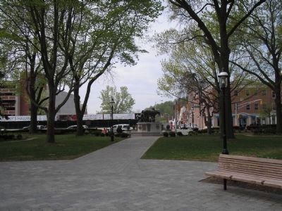 Looking West on the Green. Click for full size. Looking West on the Green image. Click for full size.