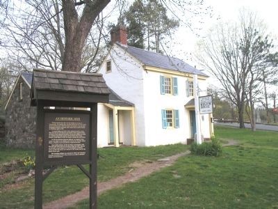 Marker in Washington Crossing State Park. Click for full size. Marker in Washington Crossing State Park image. Click for full size.