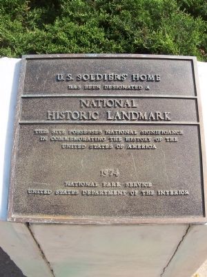 Soldiers' Home National Historic Landmark. Click for full size. Soldiers' Home National Historic Landmark image. Click for full size.