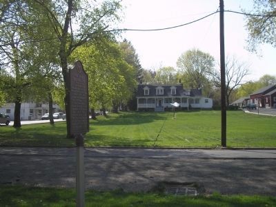 Marker and the Tappan Green image. Click for full size.