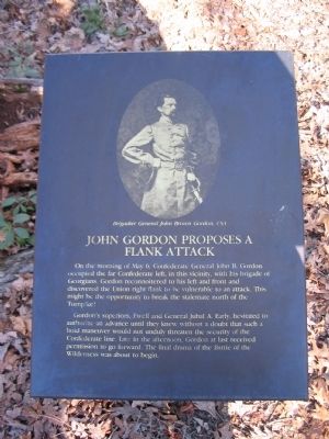John Gordon Proposes a Flank Attack Marker. Click for full size. John Gordon Proposes a Flank Attack Marker image. Click for full size.