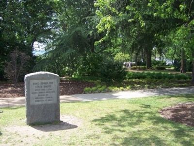 Here Stood The State House Marker. Click for full size. Here Stood The State House Marker image. Click for full size.
