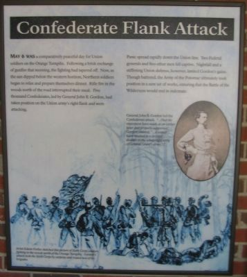 Confederate Flank Attack Panel image. Click for full size.