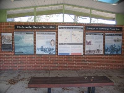 East Wall of the Exhibit Shelter image. Click for full size.