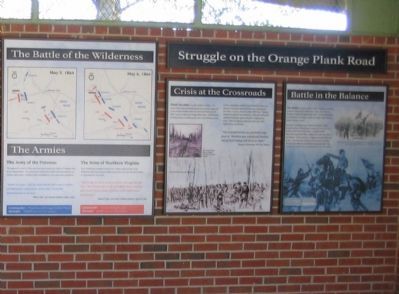 Struggle on the Orange Plank Road Marker. Click for full size. Struggle on the Orange Plank Road Marker image. Click for full size.