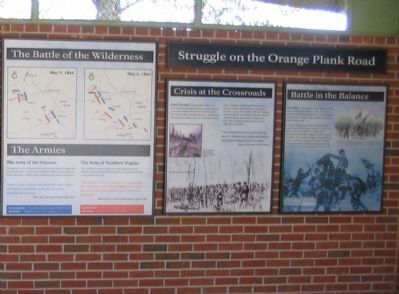 Struggle on the Orange Plank Road Marker image. Click for full size.