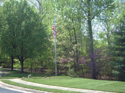 Montclair Veterans Flagpole and Marker. Click for full size. Montclair Veterans Flagpole and Marker image. Click for full size.
