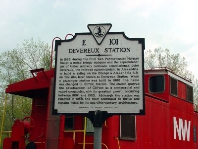 Devereux Station Marker. Click for full size. Devereux Station Marker image. Click for full size.