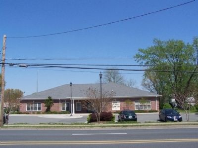 Marker is directly across from the Essex Public Library image. Click for full size.