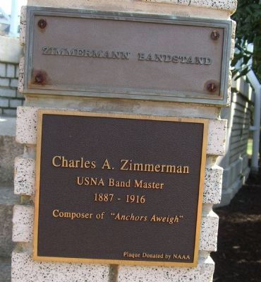 Zimmerman Bandstand Marker image. Click for full size.