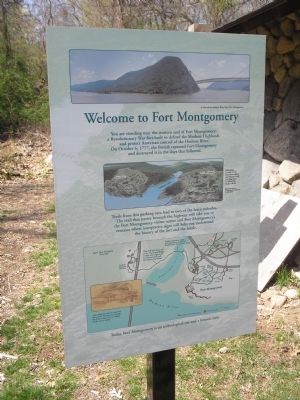 Welcome to Fort Montgomery Marker image. Click for full size.