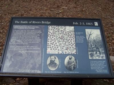 — The Salkehatchie River Crossings — Marker image. Click for full size.