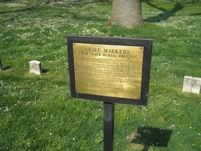 Slave Grave Markers image. Click for full size.