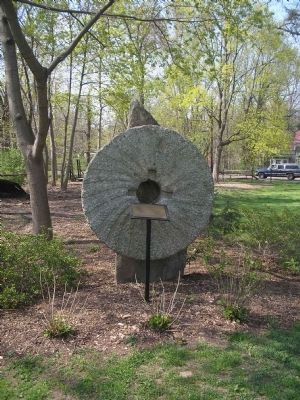 Mill Stone in Washington Masonic Site. Click for full size. Mill Stone in Washington Masonic Site image. Click for full size.