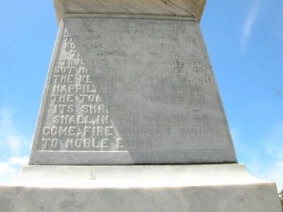 Side 3 of marker.. Click for full size. Side 3 of marker. image. Click for full size.
