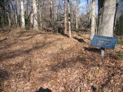 Confederate Trenches. Click for full size. Confederate Trenches image. Click for full size.
