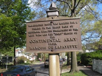 Continental Army Encampment Marker. Click for full size. Continental Army Encampment Marker image. Click for full size.