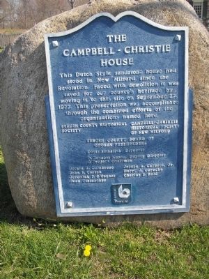 The Campbell – Christie House Marker image. Click for full size.