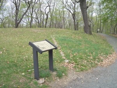 Marker in Morristown National Historical Park. Click for full size. Marker in Morristown National Historical Park image. Click for full size.
