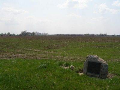 Village site to the southwest (now a farm field). image. Click for full size.