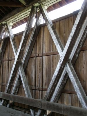 Howe Truss with Steel vertical rods image. Click for full size.
