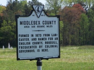 Middlesex County Marker. Click for full size. Middlesex County Marker image. Click for full size.
