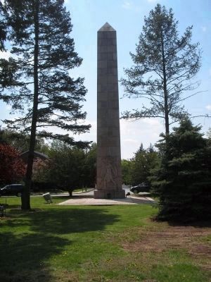 Camp Merritt Monument image. Click for full size.