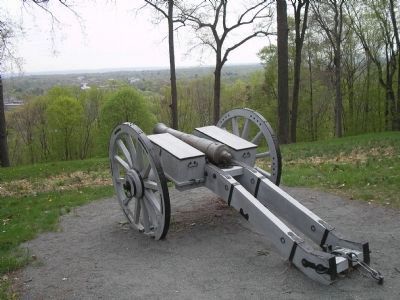 Cannon Overlooking Morristown image. Click for full size.